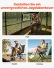 Silla plegable para camping y pesca, con reposabrazos, Vista previa de la imagen del producto 6