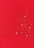 A close-up of red fabric with water droplets. Produktbild-Vorschau