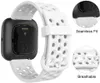 Strap-it Fitbit Versa / Versa 2 Silikonband mit Löchern Produktbild-Vorschau 2