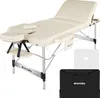 Table de massage pliable KO TAO - beige Voir les images du produit 1