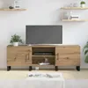 mobile TV vidaXL Rovere artigianale 150 x 30 x 50 cm Anteprima dell’immagine prodotto 4