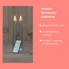 Stabkerzen LED mit Timer TAUPE GRAU 2er indoor mit Timer Produktbild-Vorschau 2