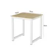 VDD Küchentisch - Schreibtisch-Tisch - 75 cm x 75 cm - weiß Produktbild-Vorschau 5