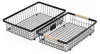 WELLHAUS Fruitmand, 2-laags, inklapbaar, van metaal, zwart. Productafbeelding-voorbeeld 6