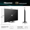 Hisense 75" E8Q, 4K Ultra HD 3840x2160, ULED, Quantum Dot, Podgląd zdjęcia produktu 6