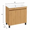 Volně stojící koupelnová skříňka Valencia (80 cm) s Náhled obrázku produktu 8