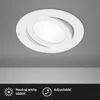 LED Einbauleuchte IP23 6W 600 lm 4000 K schwenkbar weiß Ø Produktbild-Vorschau 1
