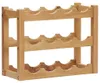 vidaXL Stojan na víno na 12 fliaš 47 x 21 x 36 cm Dubový Náhľad obrázku produktu 5