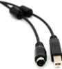 A close-up shot of two black cables with connectors, against a white background. Produktbild-Vorschau