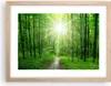 Gerahmtes Poster - Rahmen in heller Eiche - Sonnenstrahlen Produktbild-Vorschau 1