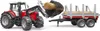 Bruder Massey Ferguson 7480 z przyczepą do transportu Podgląd zdjęcia produktu 2