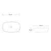 Diagrams showing the dimensions of a sink. Produktbild-Vorschau