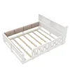 Flieks Kinderbett 140x200cm mit Led, Bodenbett Holzbett mit Produktbild-Vorschau 9