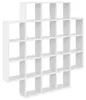 Möbel Wandregal Weiß 100 x 13 x 100 cm Holzwerkstoff - Produktbild-Vorschau 2