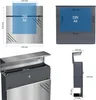 Skrzynka na listy Wiltec ze stali nierdzewnej V63 37 x 11 x Podgląd zdjęcia produktu 5