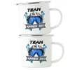 Team Apres Ski Emaille Tasse Lustig Skifahrer Ski Produktbild-Vorschau 2