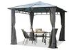 TOOLPORT Gazebo da Giardino 3x3 m Telaio in Alluminio Tetto Anteprima dell’immagine prodotto 1