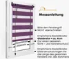 Diagram showing how to measure a window for a roller blind, with text instructions. Produktbild-Vorschau