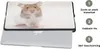 MuchoWow® Laptop Hülle 14 ZollStehender brauner und weißer Produktbild-Vorschau 4