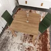 Skye Decor, Single 90 - Wit, Eikenhout, Eettafel, Productafbeelding-voorbeeld 2