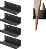 4x Wandhalter für Schallplatten Vinyls LP Halter Schwarz Produktbild-Vorschau 1