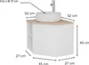 Mobile lavabo angolare + lavabo SORRENTO bianco Anteprima dell’immagine prodotto 6