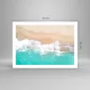 Poster - Poster ohne Rahmen - Meer Welle Sand - 70x50 cm - Produktbild-Vorschau 4