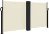 vidaXL Seitenmarkise Ausziehbar Creme 120x1200 cm Produktbild-Vorschau 1