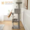 PAWZ Road XL Katzenkratzbaum mit Hängematte, Kratzenbaum Produktbild-Vorschau 4