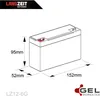 Langzeit Akku 6V 12AH GEL Batterie Bleiakku PEREGO Produktbild-Vorschau 3