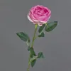 artplants.de Kunst Rose THYRI, pink, 65cm - Textil Rose Produktbild-Vorschau 1
