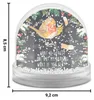 Mr. & Mrs. Panda Schneekugel Weihnachten Rotkehlchen Federn Produktbild-Vorschau 3