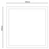 Lampa sufitowa LED, panel, zdalne sterowanie, ściemnialna, Podgląd zdjęcia produktu 4