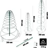 KADAX Supporto per piante 44–128 cm, spirale rampicante in Anteprima dell’immagine prodotto 2