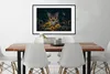 MuchoWow® Gerahmtes Poster Katze - Gelb - Blumen - Produktbild-Vorschau 3
