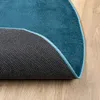 vidaXL Teppich OVIEDO Kurzflor Türkis Ø 120 cm Produktbild-Vorschau 5