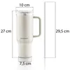 Berdsen Vakuum-Thermosbecher mit Strohhalm 1180 ml Creme Produktbild-Vorschau 14