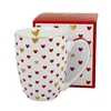 DUO Becher 360 ml RED HEARTS - New Bone China Porzellan Produktbild-Vorschau 2