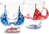 2er Set Schnapsglas mit Bikinioberteil letzte Rettung H:6cm Produktbild-Vorschau 2