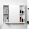 kleankin Armoire murale de salle de bain avec 3 portes Voir les images du produit 7