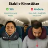 FLOWZOOM COMFY Reise-Nackenkissen mit Kapuze, Memory Foam, Produktbild-Vorschau 4