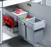 Hailo Tandem 7 K. Collecteur de déchets, gris clair.  - Voir les images du produit 3