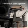 DESKSPACE Move Ergonomischer Bürostuhl - Höhenverstellbarer Produktbild-Vorschau 4