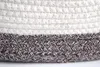Kobolo Baumwollkorb mit Griffen 2 Größen oval weiß beige  Produktbild-Vorschau 6
