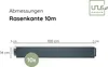 UNUS® Rasenkante Metall Beeteinfassung 10m x 14cm Anthrazit Produktbild-Vorschau 6