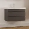 Waschtisch Set Lara | Waschbecken mit Unterschrank 80 cm | Produktbild-Vorschau 2