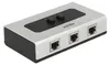 Delock Switch RJ45 10/100/1000 2 port manual bidirectional Náhled obrázku produktu 1