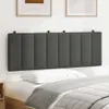 vidaXL Cuscino per testiera "Hanko" grigio scuro 120 cm Anteprima dell’immagine prodotto 2