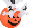 HOMCOM Decorazione di Halloween: zucca gonfiabile a forma Anteprima dell’immagine prodotto 9