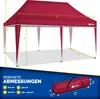 tillvex Pavillon 3x6m Rot wasserdicht | Pop-Up Faltpavillon Productafbeelding-voorbeeld 7